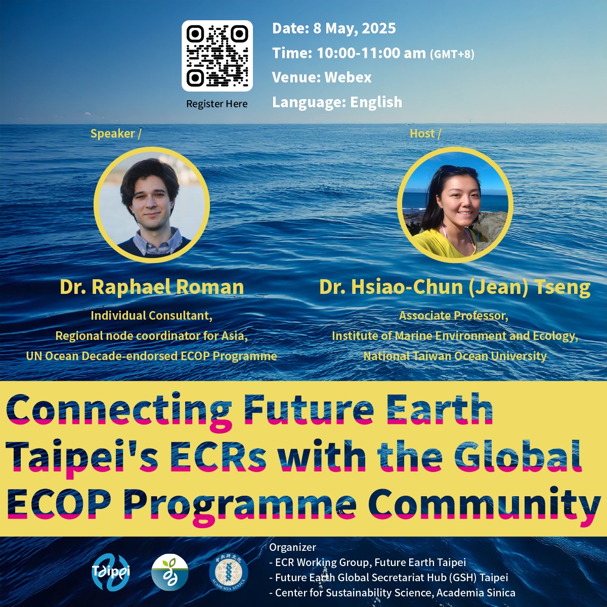 Connecting Future Earth Taipei's ECRs with the Global ECOP Programme Community