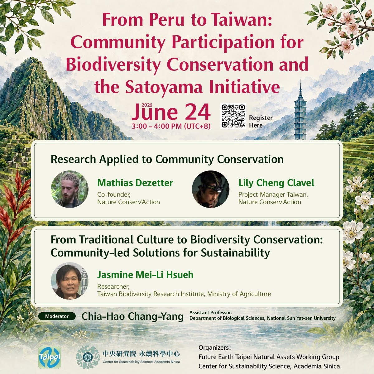 From Peru to Taiwan: Community Participation for Biodiversity Conservation and the Satoyama Initiative