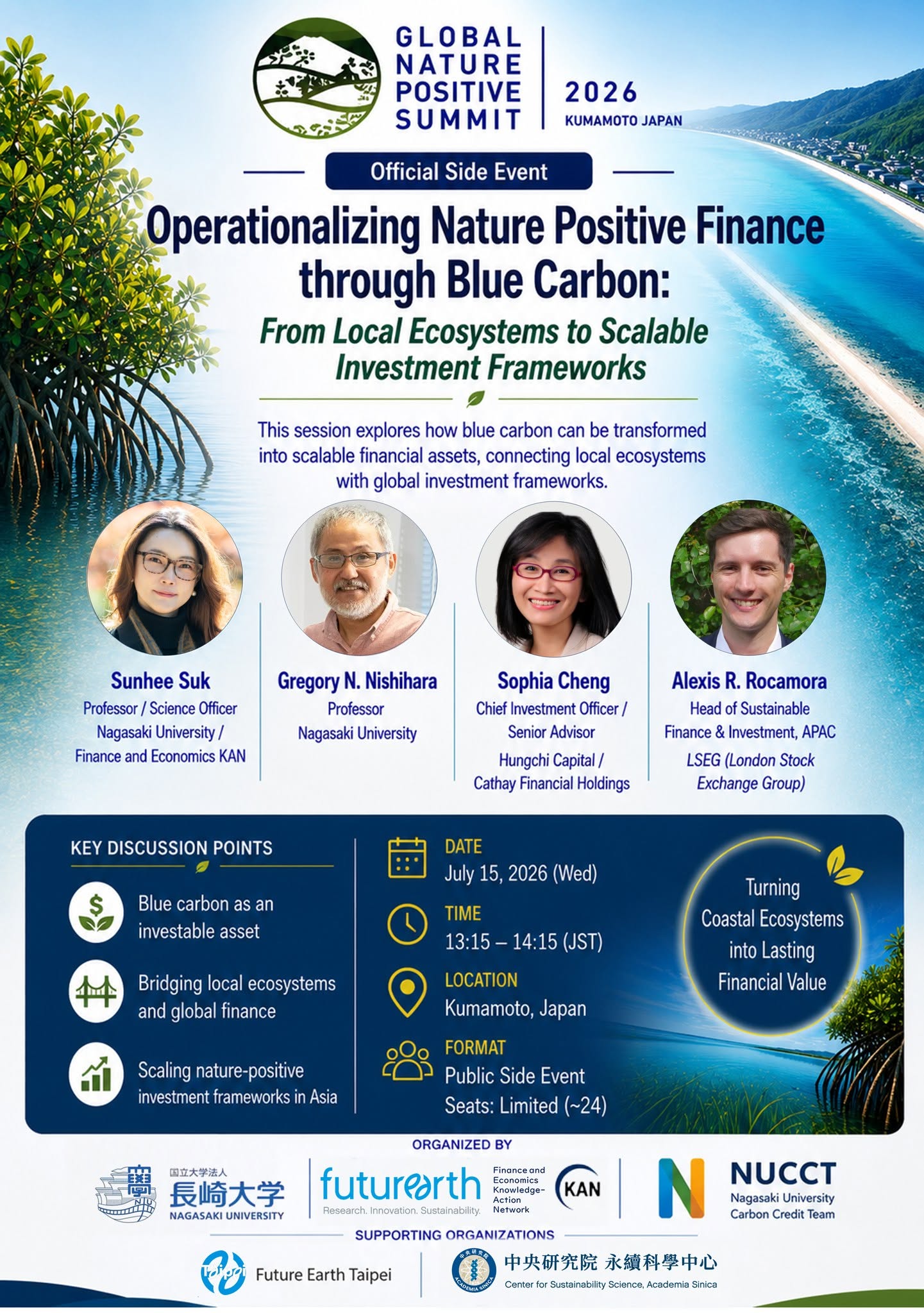 International Forum: Operationalizing  Nature Positive Finance through Blue Carbon